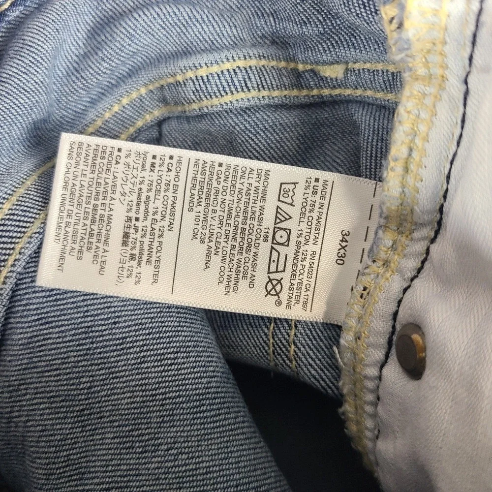 Banana Republic Jeans Mens 34x30 Blue‎ Travel Athletic Medium Wash Denim